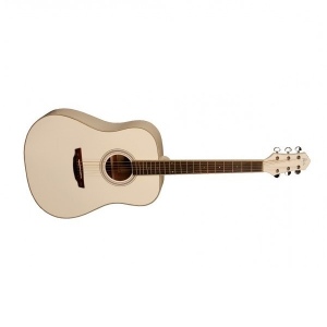 FLIGHT AD-200 WH - акустическая гитара, цвет белый