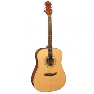 FLIGHT D-200 NA акустическая гитара, цвет натурал