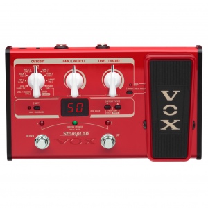 VOX STOMPLAB 2B процессор эффектов для бас гитар, 100 заводских и 20 пользовательских пресетов, 61 т