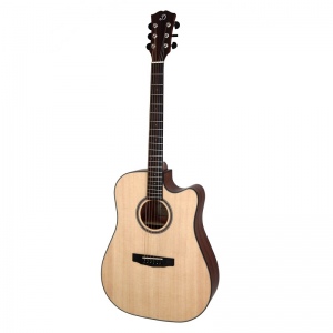DOWINA DCE111S акустическая гитара, дредноут с вырезом.