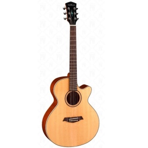 Parkwood S27-GT Электро-акустическая гитара с вырезом, c чехлом.