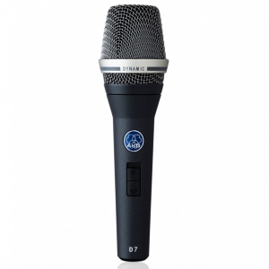 AKG D7S микрофон динамический вокальный класса Hi-End для сцены и записи в студии, с выкл.
