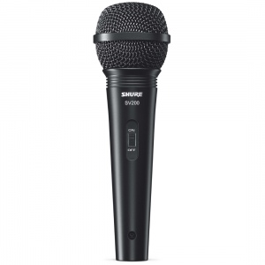 SHURE SV200-A микрофон динамический вокальный с выключателем и кабелем
