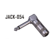 STANDS & CABLES JACK054 разъем Jack 1/4 моно, угловой.