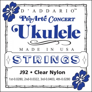 D`ADDARIO J92 Pro-Arte Комплект струн для концертного укулеле, нейлон