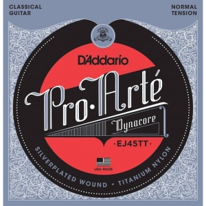 D`ADDARIO EJ45TT ProArte DinaCore комплект струн для класической гитары.