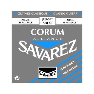 Savarez 500AJ Corum Alliance Blue high tension Струны для классической гитары