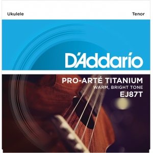 D'Addario EJ87T Titanium Комплект струн для укулеле тенор
