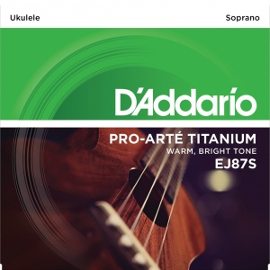 D`ADDARIO EJ87S Titanium Струны для укулеле сопрано