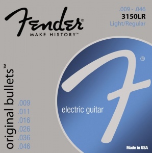 FENDER STRINGS NEW ORIGINAL BULLET 3150LR струны для электрогитары 9-46, никель.