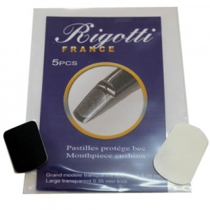 RIGOTTI PBPN Наклейка защитная для мундштука, черная, 0.8мм, 5шт. в упаковке.