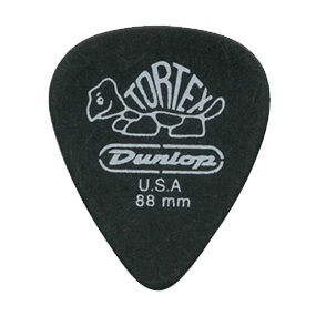 Dunlop 488R.88 медиатор Tortex Pitch Black
