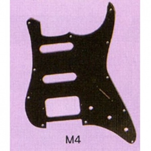 Parts M4-3-BK Накладка для электрогитары, Strat 2S+1H (BK)