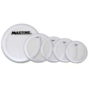 Maxtone DHDBC-12 пластик барабана 12", прозрачный, глицерин, черный центр