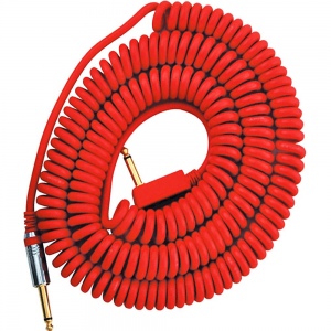 VOX VINTAGE COILED CABLE гитарный кабель, красный