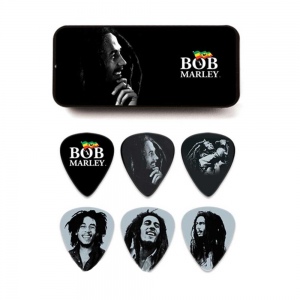 DUNLOP BOB-PT04Н Bob Marley Silver Portrait Набор медиаторов