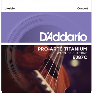 D`ADDARIO EJ87C Titanium комплект струн для концертного укулеле