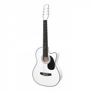 Амистар H-324-WH Акустическая гитара, с вырезом, белая