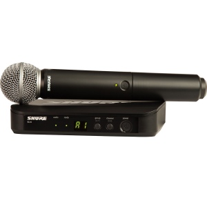 SHURE BLX24E/SM58 M17 662-686 MHz радиосистема вокальная с капсюлем динамического микрофона SM58
