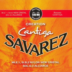Savarez 510MR струны для классической гитары Creation Cantiga нормального  натяжения