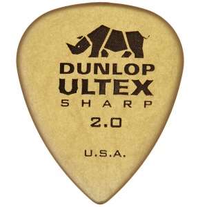 Dunlop 433P2.0 Ultex Sharp медиатор 2.0мм