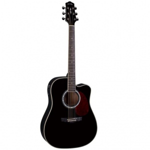 Naranda DG220CEBK Акустическая гитара со звукоснимателем, с вырезом