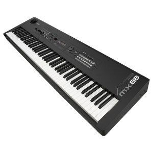 YAMAHA MX88 BK - синтезатор, 88 клавиш GHS, 128 полифония, 1106 тембров + 61 ударных