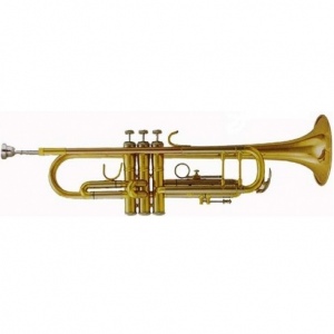 KONIG KTR-410GL Труба ‘’Bb” 3-х помповая, копия Bach 37, пистоны Monel