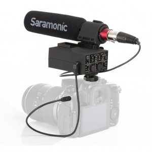 Saramonic MixMic Комплект адаптер и микрофон короткая пушка
