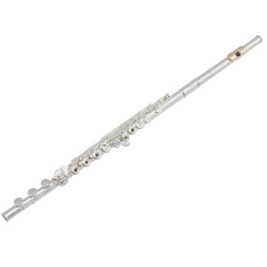 Pearl Elegante PF-795RBE Флейта не в линию с ми-механикой и открытыми клапанами, выполненная вручную
