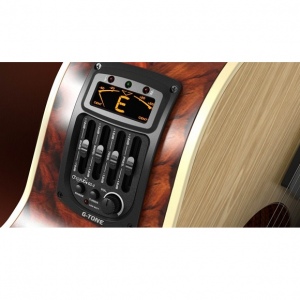 Cherub GS-3 Эквалайзер для акустической гитары, врезной, 4-х полосный, с инверсией фазы и тюнером