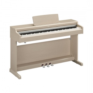 Yamaha YDP-164WA - клавинова 88 клавиш GH3, 10 тембров, 192 полифония, 3 педали,крышка клавиатуры