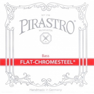 Pirastro 342020 Flat-Chromesteel Комплект струн для контрабаса размером 3/4