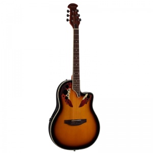 MARTINEZ W-164P/SB Электроакустическая гитара. Копия OVATION , верхняя дека - ель, корпус - ABS
