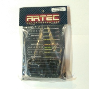 Artec HXTBA-B-BK звукосниматель хамбакер, бриджевый, алнико 5, рельсовый, черный