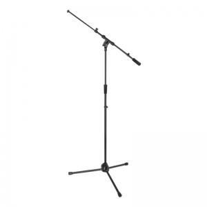 OnStage MS9701TB+ микрофонная стойка-журавль, тренога, регулируемая высота,усиленная, черная