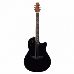 APPLAUSE AE44II-5 Mid Cutaway Black Электроакустическая гитара