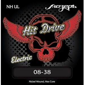 Мозеръ NH-UL Hit Drive Ultra Light Комплект струн для электрогитары, 8-38