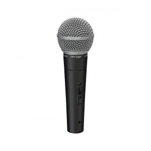 Behringer SL 85S - динамический кардиоидный вокальный микрофон с выключателем, 50 - 16000 Гц, 300 Ом