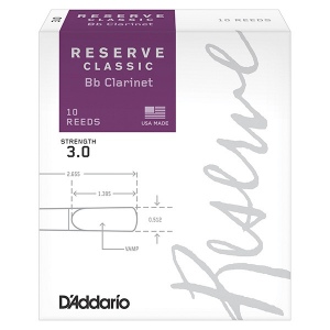Rico DCT1030 Reserve Classic трость для кларнета, 3.0