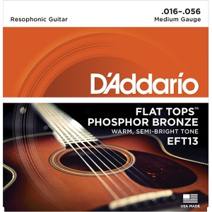D`ADDARIO EFT13 FLAT TOPS Струны для акустической гитары фосфорная бронза 16-56