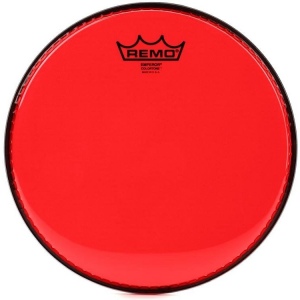 REMO BE-0312-CT-RD 12" Emperor Colortone, пластик для барабана прозрачный, двойной, красный