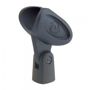 K&M 85055-000-55 эластичный держатель для микрофона 28-34 mm, чёрный