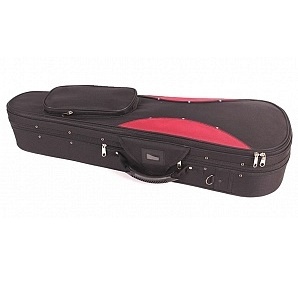 Mirra VC-G300-BKR-1/2 Футляр для скрипки размером 1/2, черный/красный