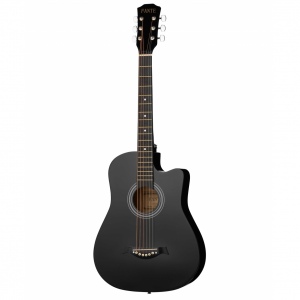 Fante FT-D38-BK Акустическая гитара, с вырезом, черная