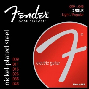 FENDER STRINGS NEW SUPER 250LR NPS BALL END 9-46 струны для электрогитары, стальные с никелевым покр