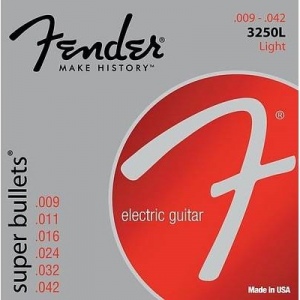 FENDER STRINGS NEW SUPER BULLET 3250L NPS BULLET END 9-42 струны для электрогитары, стальные