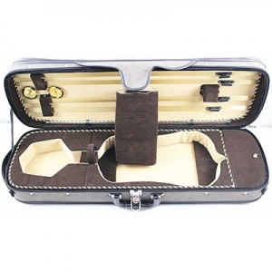 Artemis DVC-5-2 Прямоугольный жесткий кейс для скрипки размера 4/4 из фанеры с экстерьером из кожзам