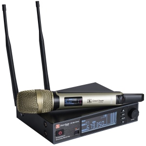 DP-200 VOCAL вокальная радиосистема с ручным металлическим передатчиком и ЖК-дисплеем