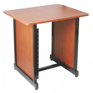 ONSTAGE WSR7500RB рэк-стол 12U стальной каркас, ламинированные панели, ( цвет красное дерево)